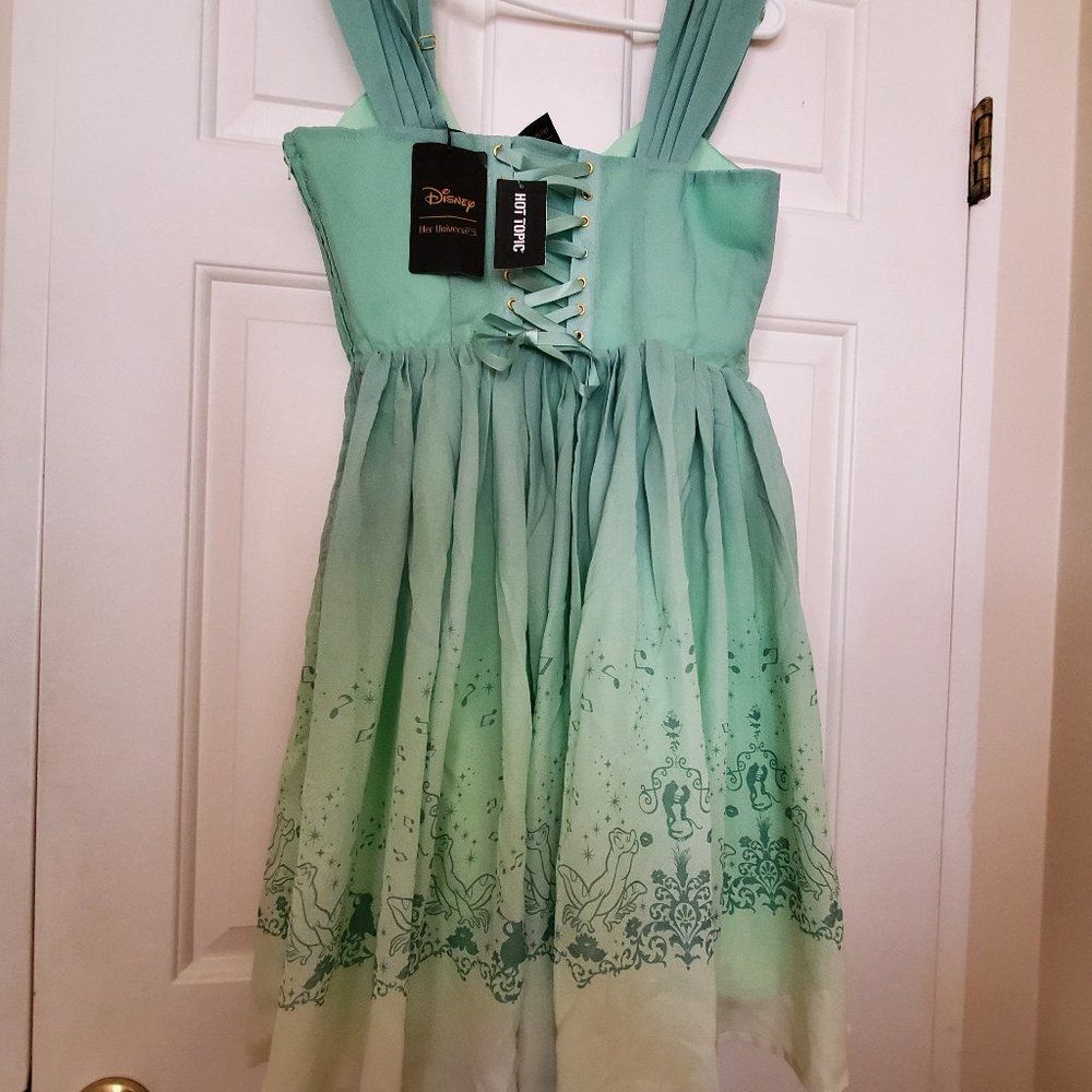 HOT TOPIC - Her Universe Princess Tiana Dress - SIZE MEDIUM (US 8)